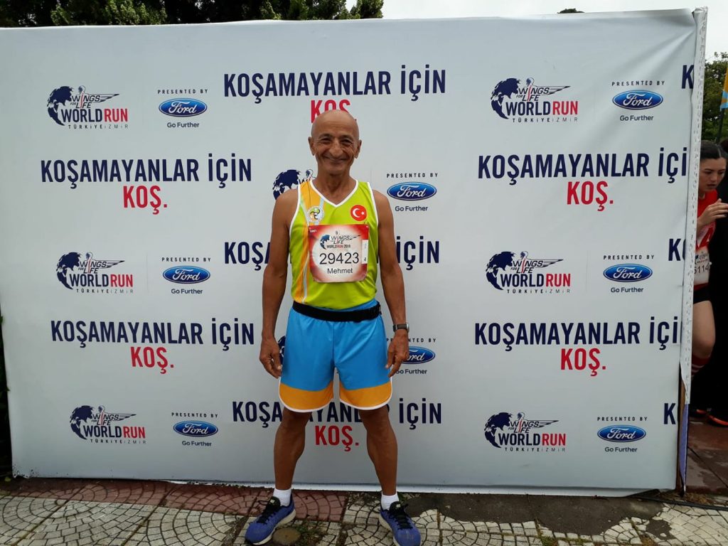 Our sportsman Mehmet KAYA won the first place in the “Wings for Life” race